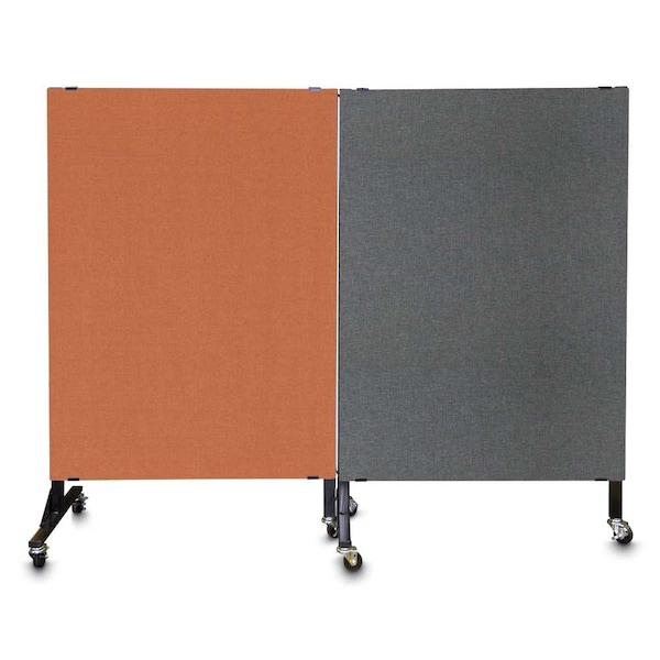 Enclosed Corkboard, 3 Door, 96"x48", 4" Fra